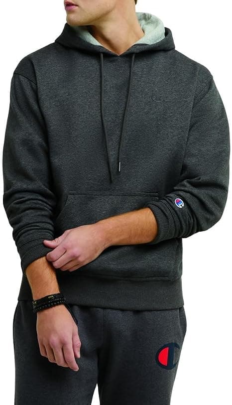 Champion Men's Hoodie, Powerblend, Fleece Comfortable Hoodie, Sweatshirt for Men (Reg. Or Big & Tall)